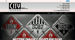 Desktop Screenshot of cityscreen.ca