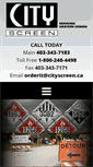 Mobile Screenshot of cityscreen.ca